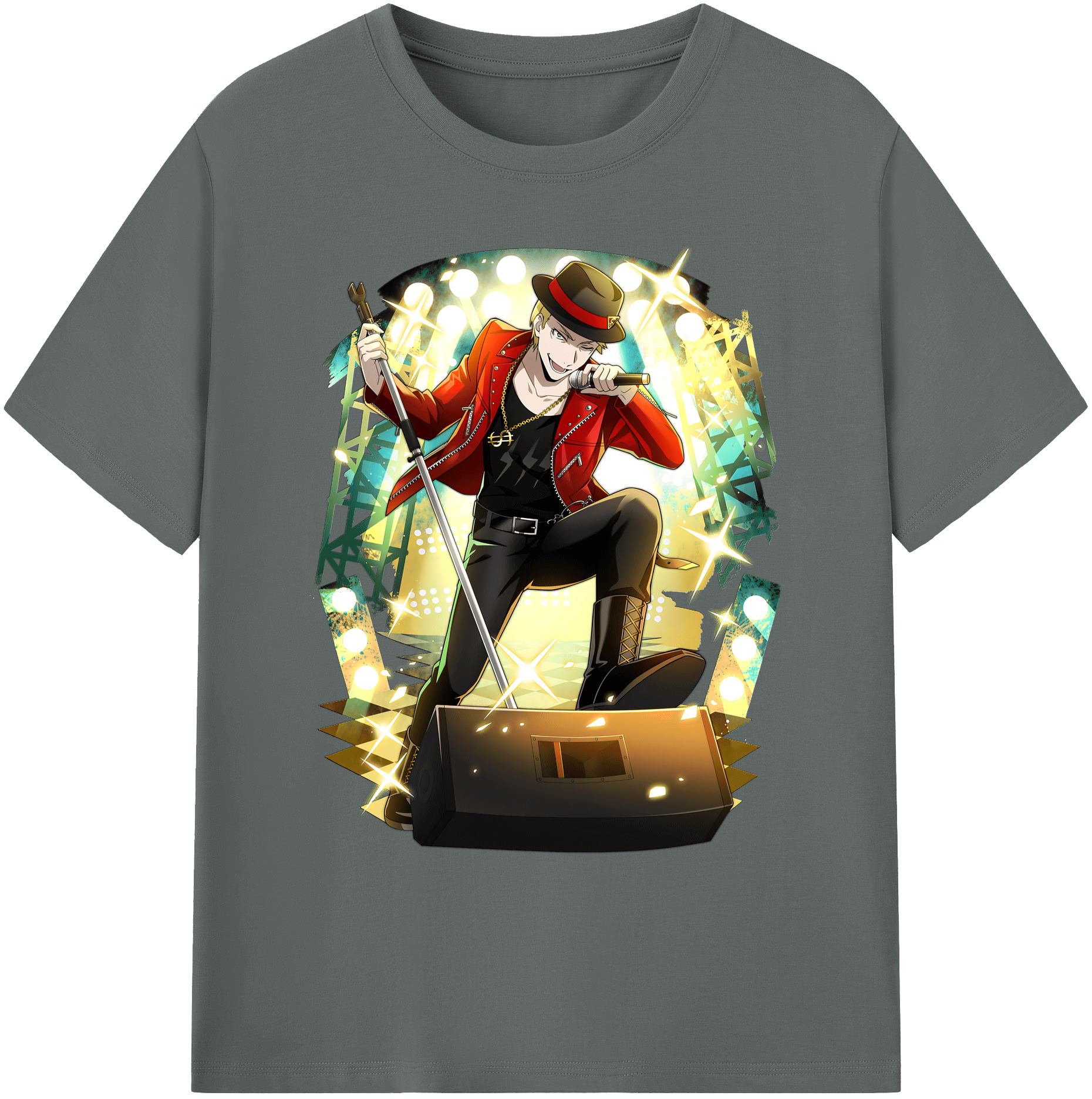 （画像用） 文豪ストレイドッグス Bungo Stray Dogs 綿100％ メンズ半袖Tシャツ｜肌触りやわらか＆通気性